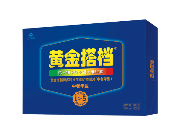 黃金搭檔牌 多種維生素礦物質片